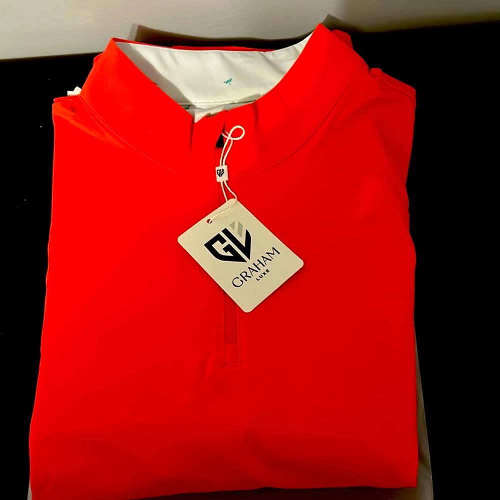 XL - GL Graham Luxe Golf Shirt
Long sleeve 
Paradise Pink
NWT